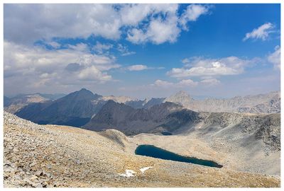 Smoky views from Forrester Pass