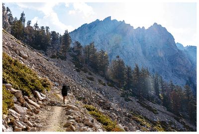 Hiking to the junction