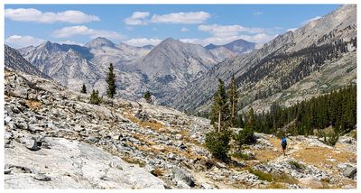 On the trail to Woods Creek