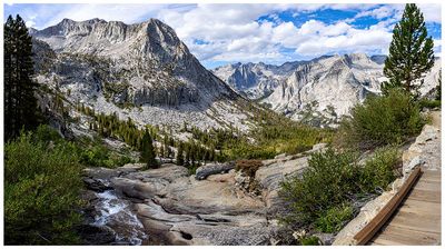 Giraud Peak from the bridge