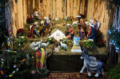 Nativity Scene At St. Charles Borromeo Church