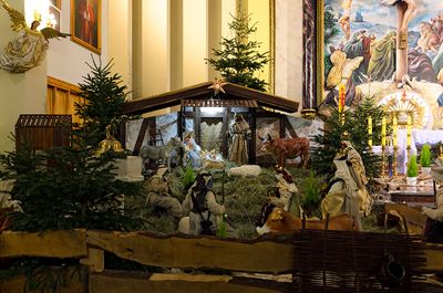 Nativity Scene At The Church Of Our Lady Of Succour To The Faithful