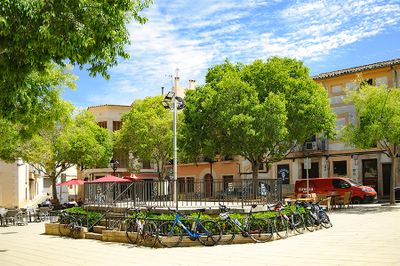 Central Square Of Algaida
