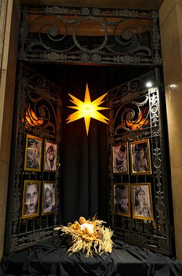 Nativity Scene At The Church Of St. Anna