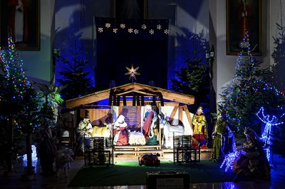 Nativity Scene At The Church Of St. Joseph