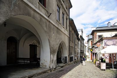 Old Town Street With Arcades