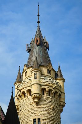 The Moszna Castle With Skeleton