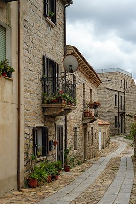 Street In Aggius