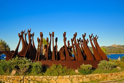 Metal Sculpture In Cannigione