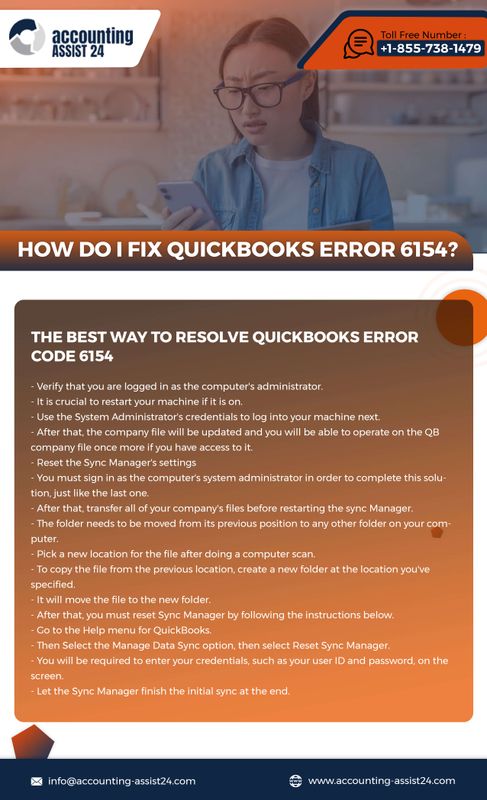 Fix Problematic QuickBooks Error Code 6154