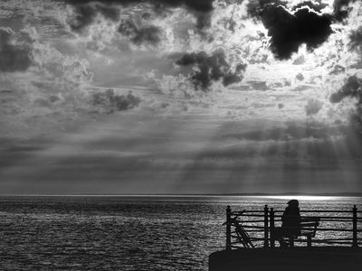 Staring at the Sea