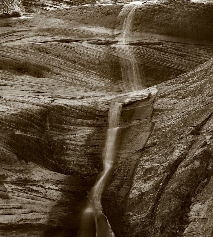 Swirling Water and Rock