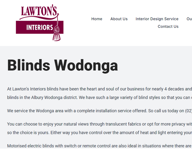 Wodonga Blinds