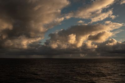 Clouds at sea