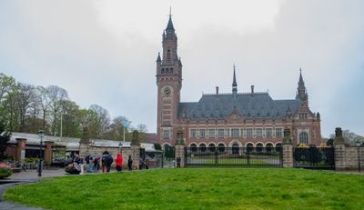 We visited the Hague with the International Court of Justice