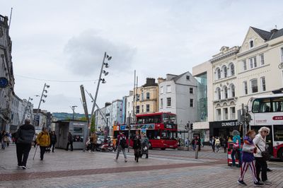 Main shopping area in Cork