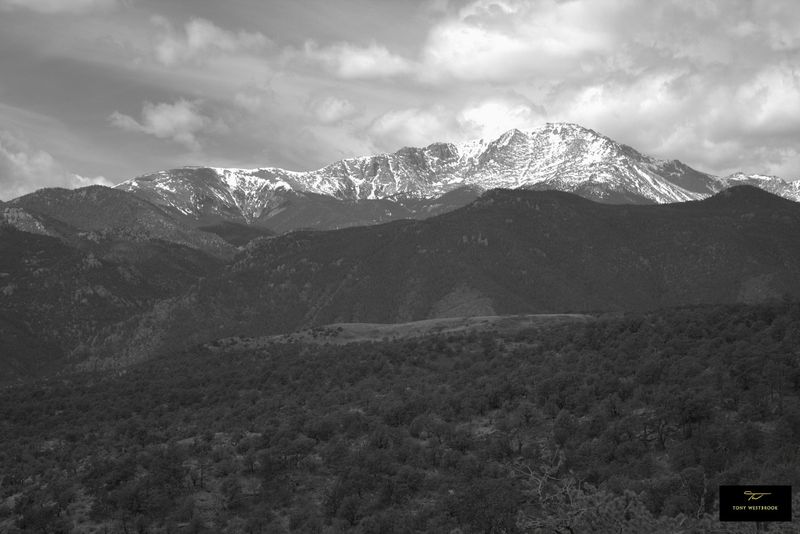 Pikes Peak, Black & White 