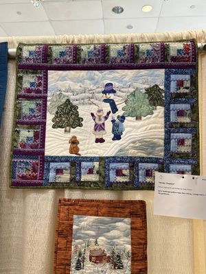 Quilt 10 by Cindy Perkins - Winter Playtime