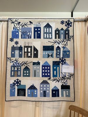 Quilt 28 by Carol Hessler - Winter Village - Pattern by Edyta Sitar