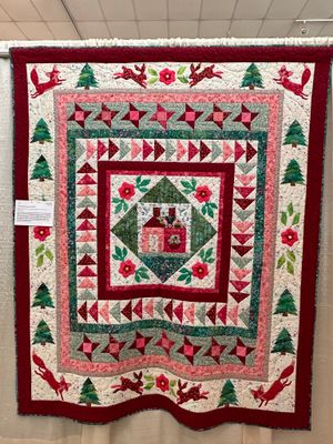 Quilt 105 by Heidi Kapszukiewicz - The Little Pink House in The Pines