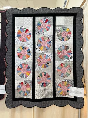 Quilt 134 by Terry Donati - Dresden Plates