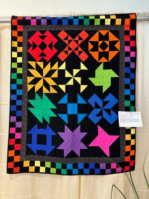 Quilt 155 by Jessica Charette - Color Wheel Squared