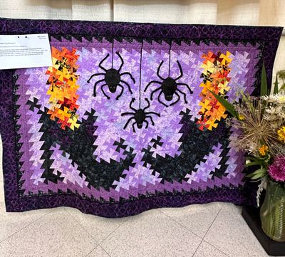 Quilt 254 by Heidi Barrett - “Spiders up my Skirt”