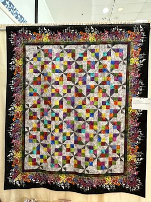 Quilt 258 by Heidi Barrett - Rainbow of Squares