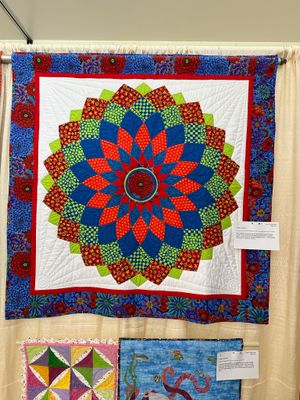 Quilt 42 by Pat Cosgrove - Kaffe in Bloom