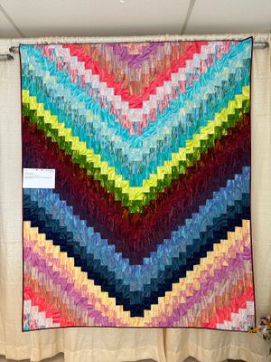 Quilt 52 by Charity Committee - Bargello in Cotton