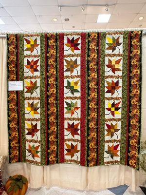 Quilt 89 by Nickie Johnson - Leaves