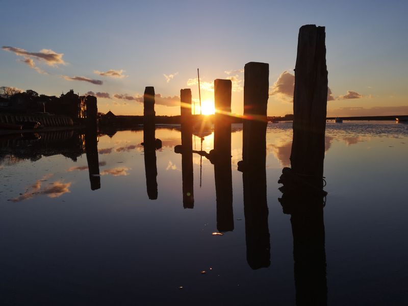 Burnham Overy Staithe sunset 