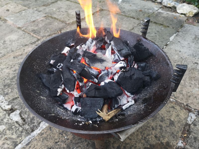 There's a BBQ for two or three! 