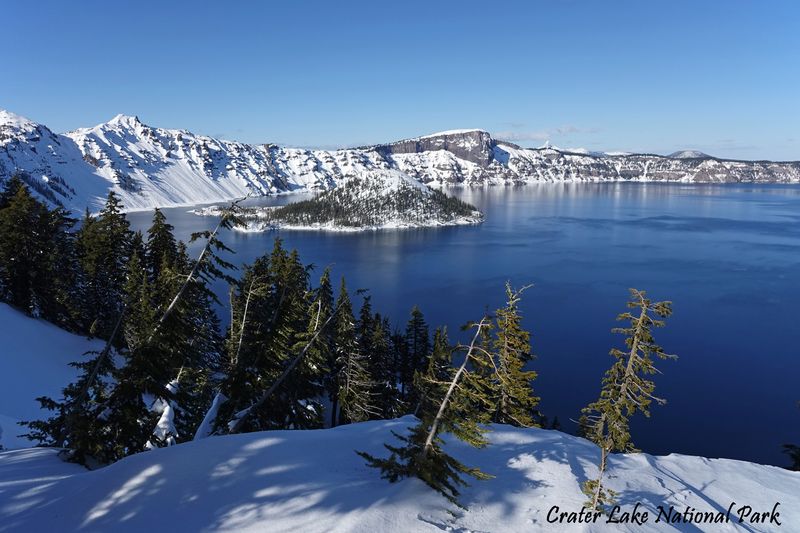 Crater Lake  Oregon, Jan 2007