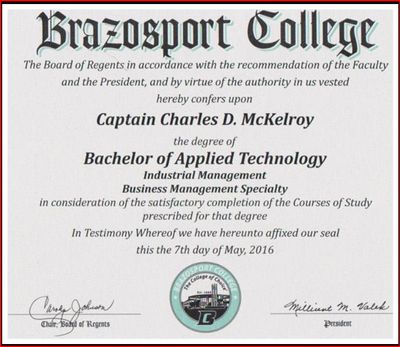 Captain U.S. Merchant Marines