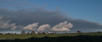 Clouds over North Tawton.