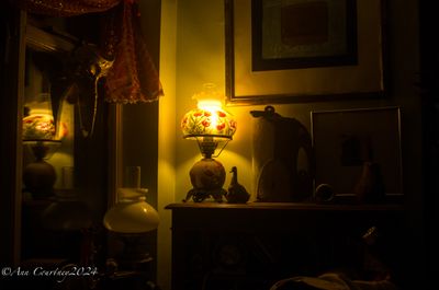 Evening in the sunroom