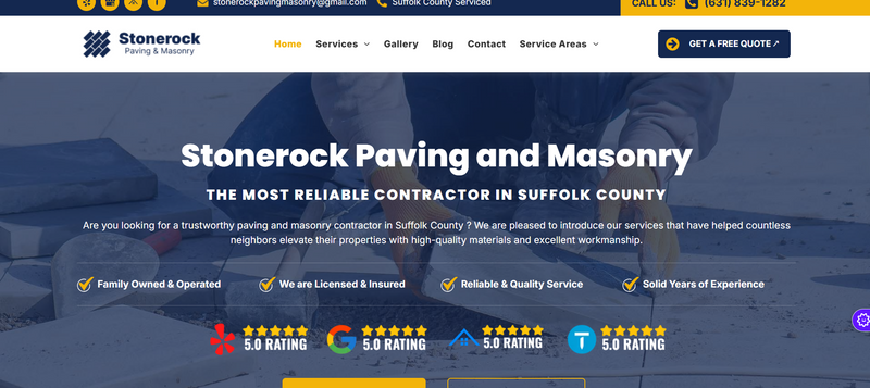 Stonerock Paving Masonry