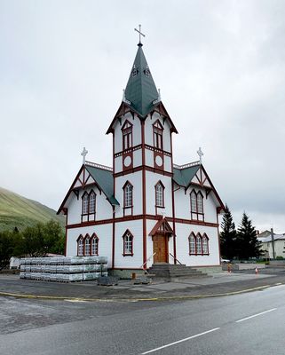 Houten kerk in Hsavk