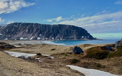 De weg naar Berlevåg