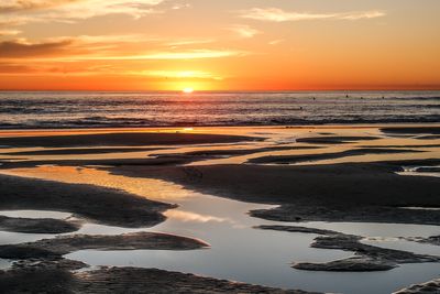 Low tide Sunset