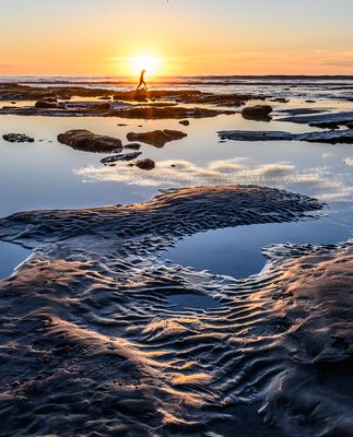 Tide Pool Sunset