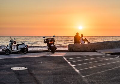 A Biker Sunset