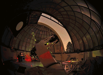 Four Hours Inside 42-inch Hall Telescope Dome