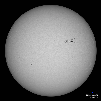 Large Sunspot Group - Beginning 2023 June 30