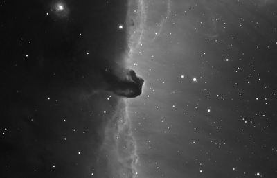 IC 434: with and without stars
