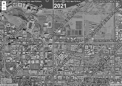 Aerial Photos of Tempe: 1957 and 2021