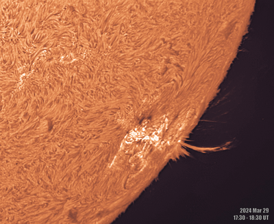 1 hour of active region - 2024 March 29