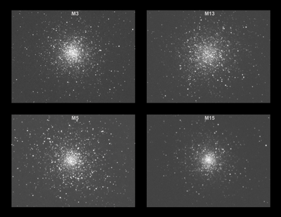 RR Lyrae Stars in Four Globular Clusters -- 2024 June 5