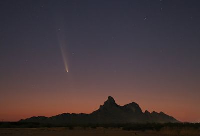 C/2023 A3 (Tsuchinshan-ATLAS) -- October 13, Picacho Peak